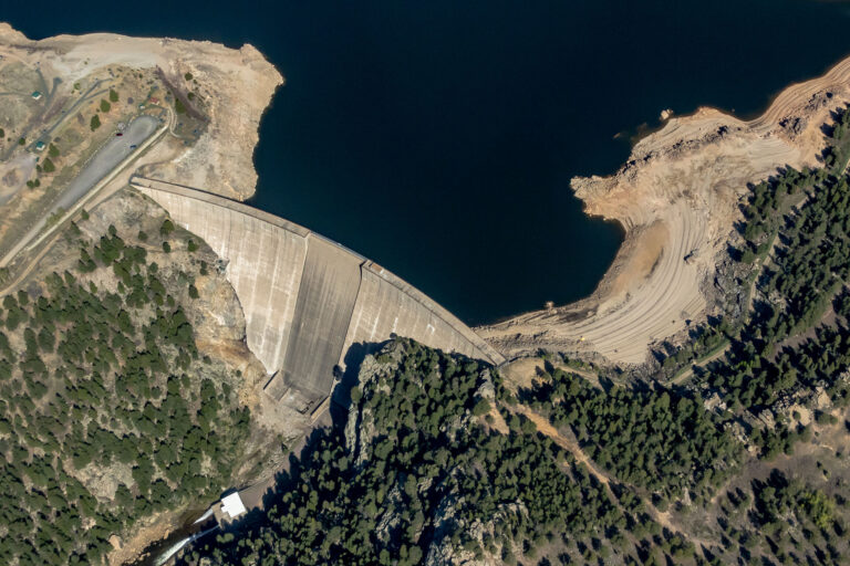 Gross Dam aerial. Photo by Mitch Tobin