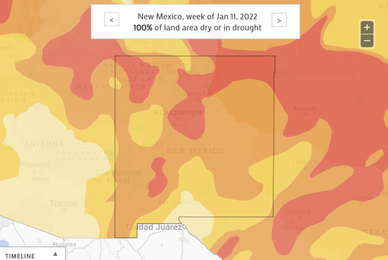 Map: New Mexico drought tracker