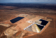 Toxic waste from uranium pool photo
