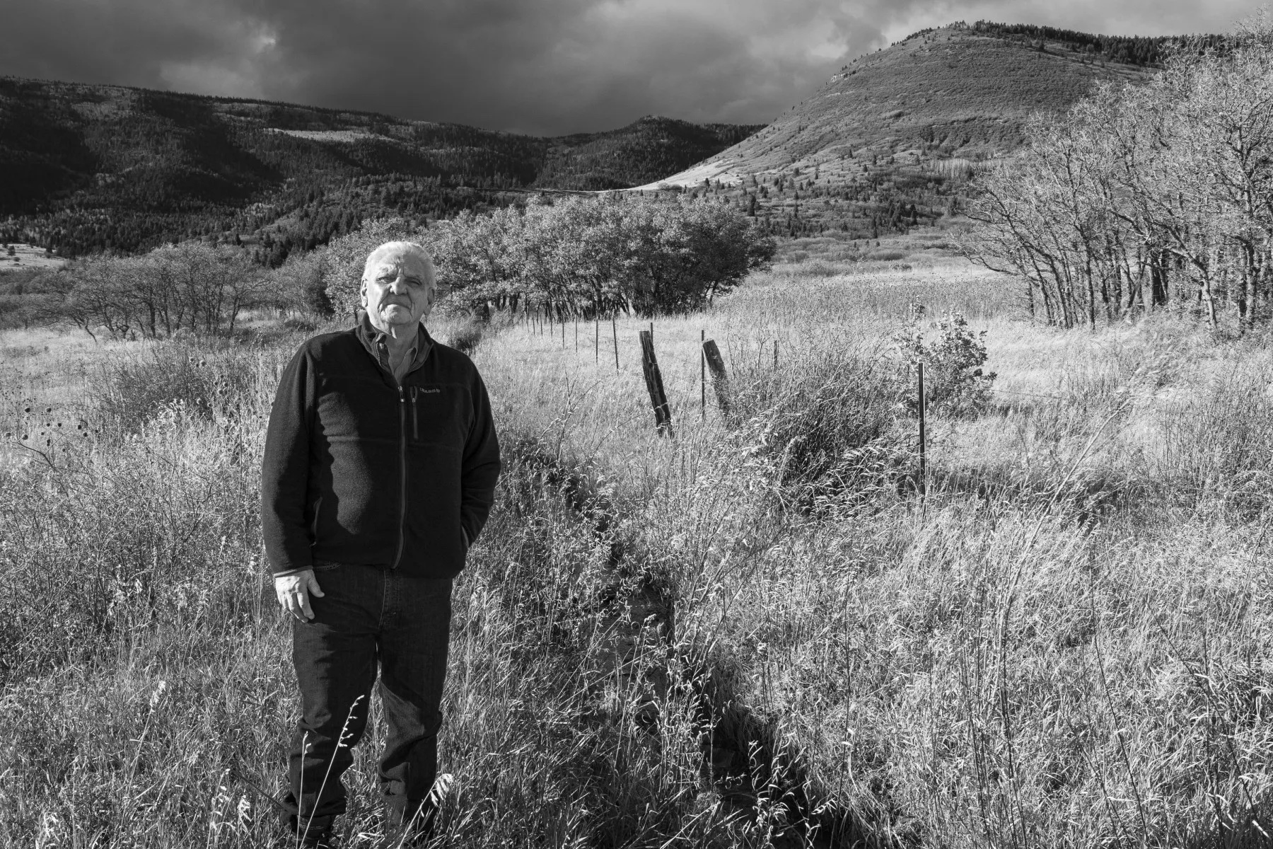 Eufracio Vigil of Chacon is secretary treasurer of Acequia del Rito y la Sierra photo