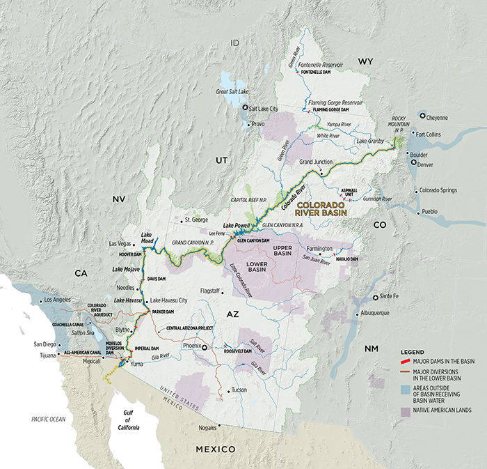 Colorado River Basin. Credit: Chas Chamberlin