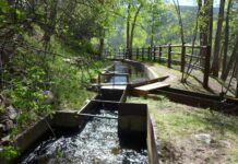 This Parshall flume on Red Mountain photo.