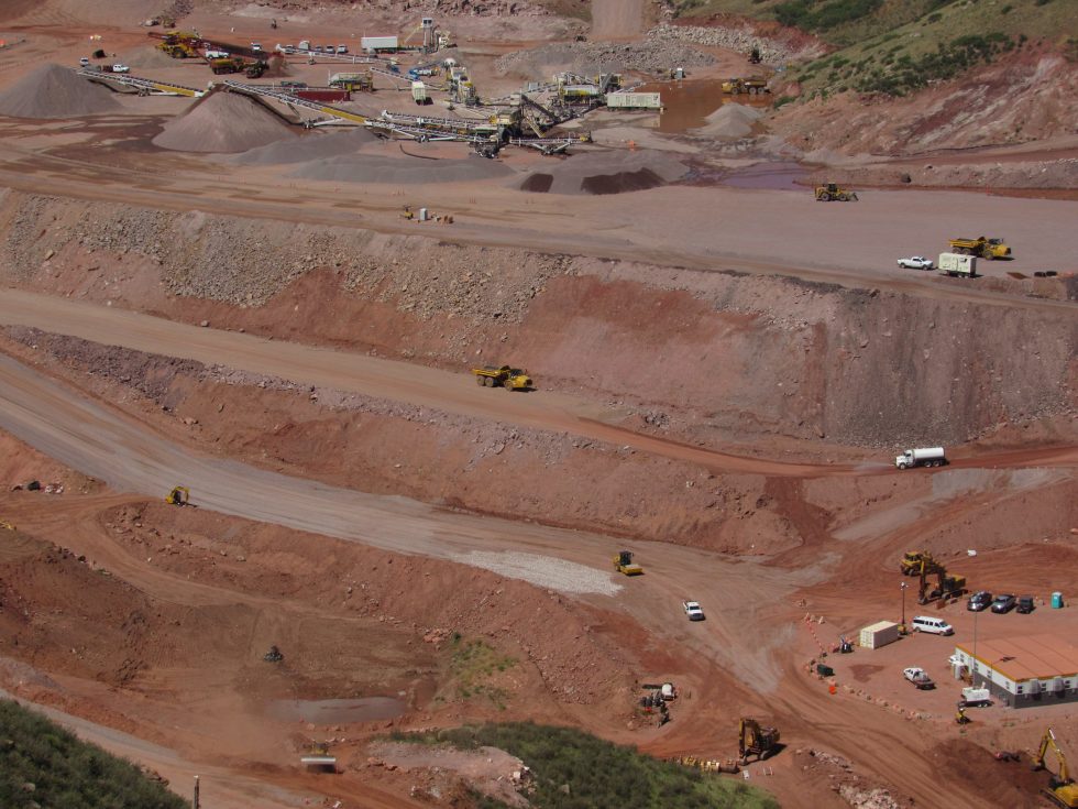 Chimney Hollow Reservoir under construction photo