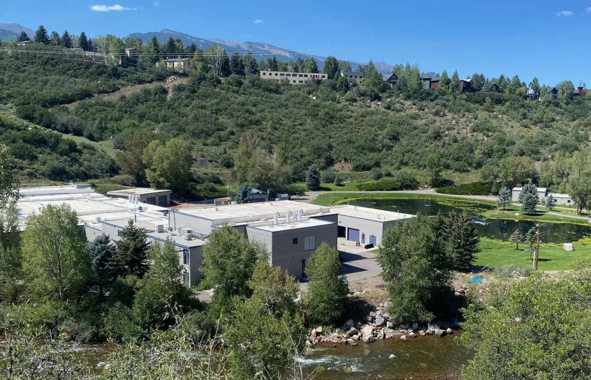 The Aspen Consolidated Sanitation District started collecting wastewater samples in December 2021. The district was the first one to send out samples in the valley. CREDIT: CURTIS WACKERLE/ASPEN JOURNALISM
